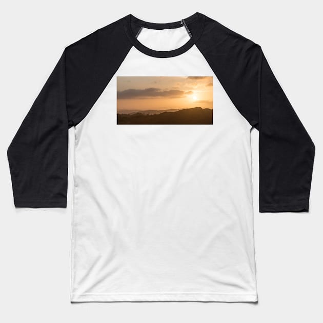 Tom Heights Sunrise Baseball T-Shirt by jldunbar